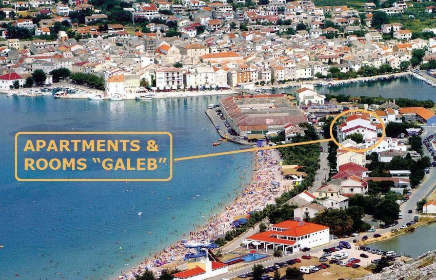 Villa Galeb Pag - At The Main Beach Pag Town Exteriér fotografie